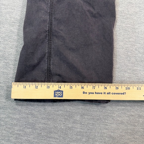 American Eagle Pants Women 2 Baggy Jogger Grey High Rise Cargo Multi Pocket Y2K - Picture 4 of 11